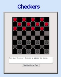 Online Checkers game