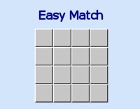 Easy matching puzzle game