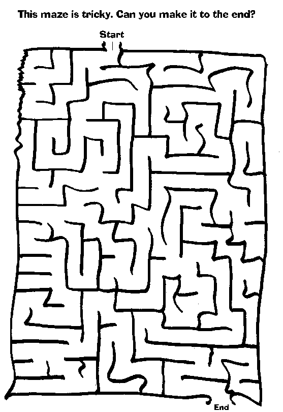 printable maze games