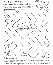 channel maze worksheets