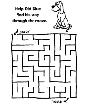 printable kids maze