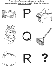 alphabet preschool activity worksheet